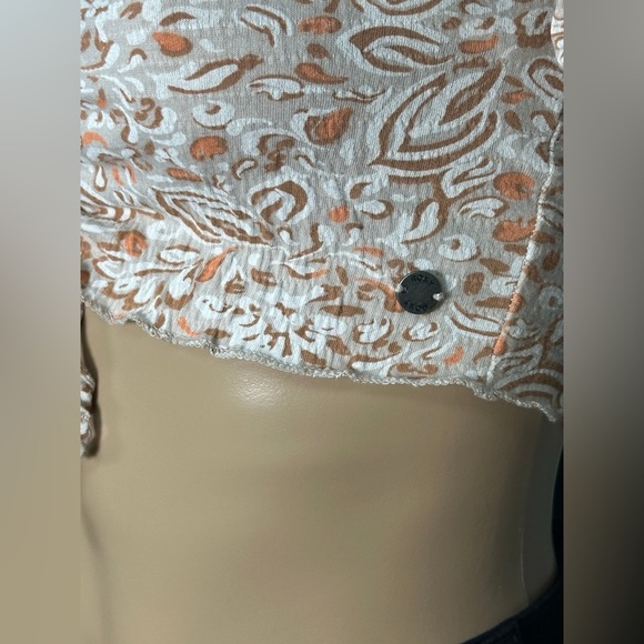 ROXY Cropped Printed Top - Picture 3 of 8